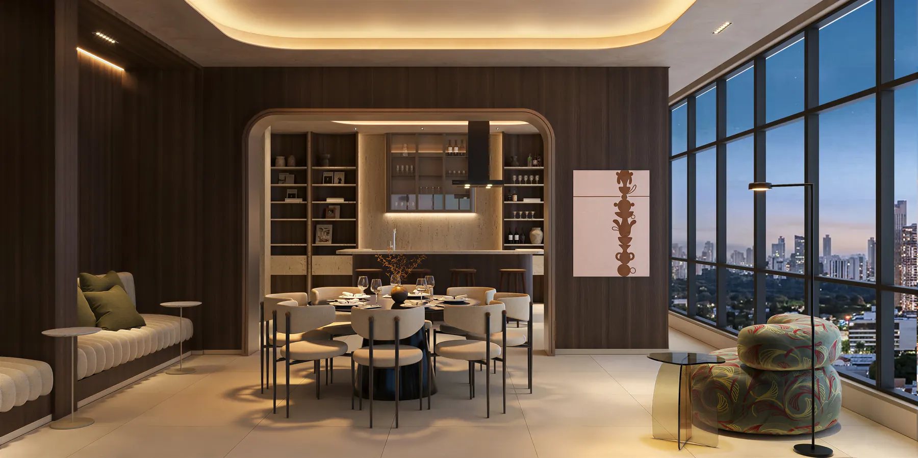 Wine Bar da Torre Madrid, com curadoria do chef Oscar Bosch (imagem ilustrativa)
